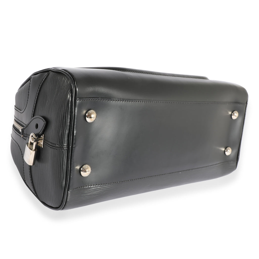 Louis Vuitton Louis Vuitton Black Epi Bowling Montaigne GM