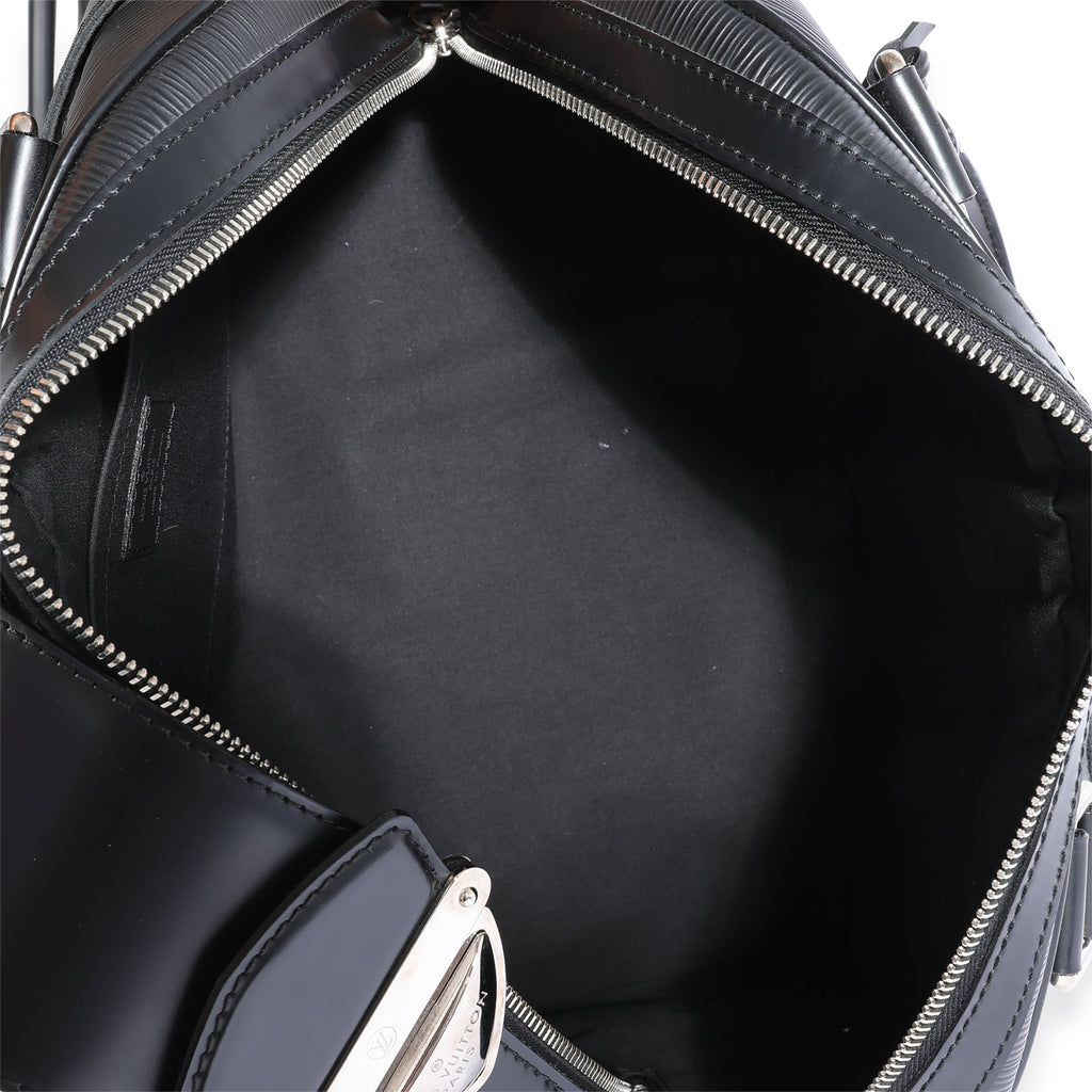 Louis Vuitton Louis Vuitton Black Epi Bowling Montaigne GM