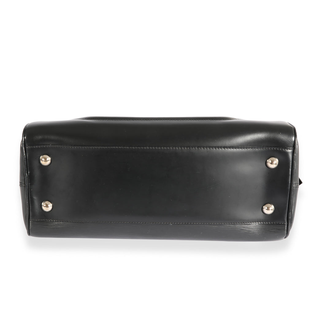 Louis Vuitton Louis Vuitton Black Epi Bowling Montaigne GM