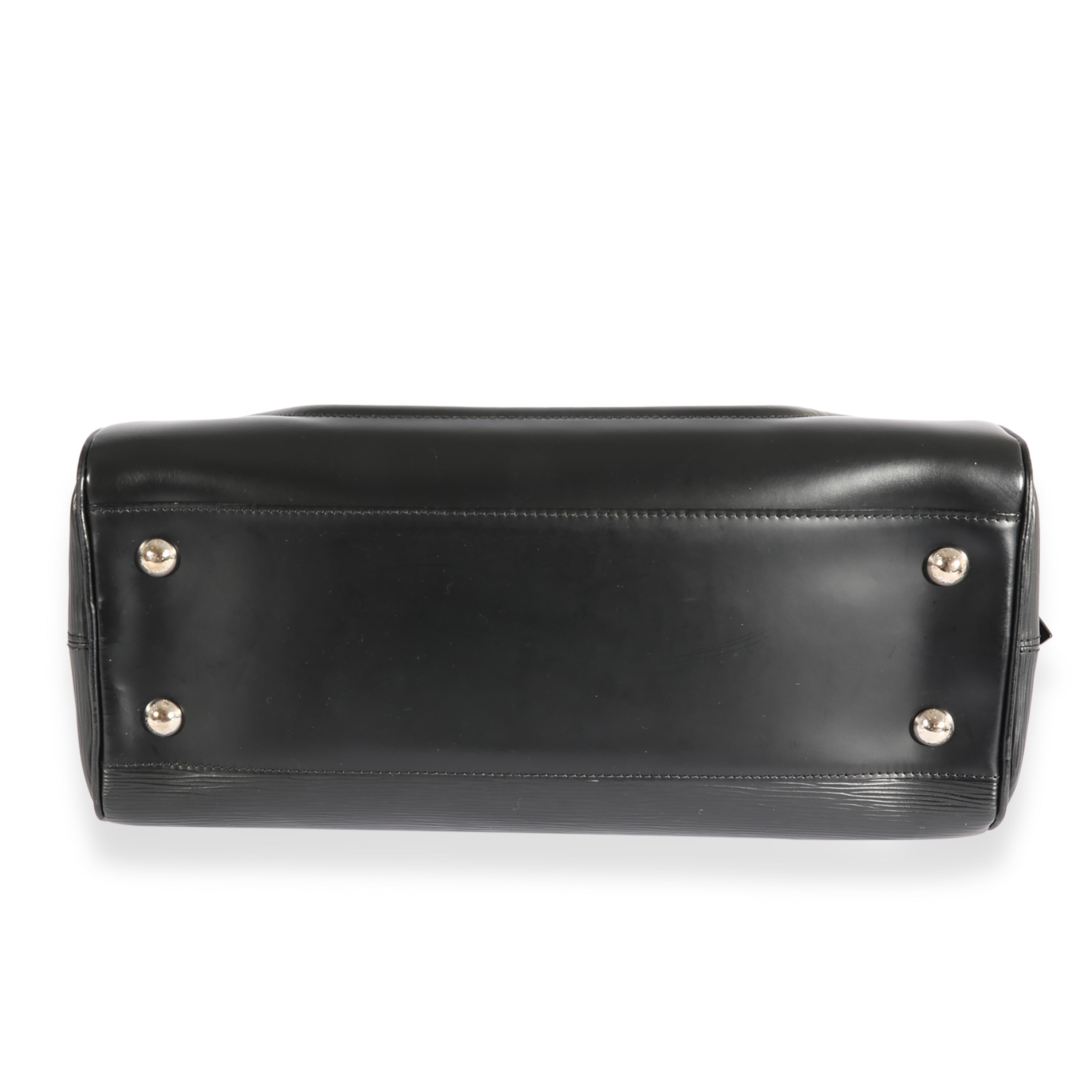 Louis Vuitton Louis Vuitton Black Epi Bowling Montaigne GM