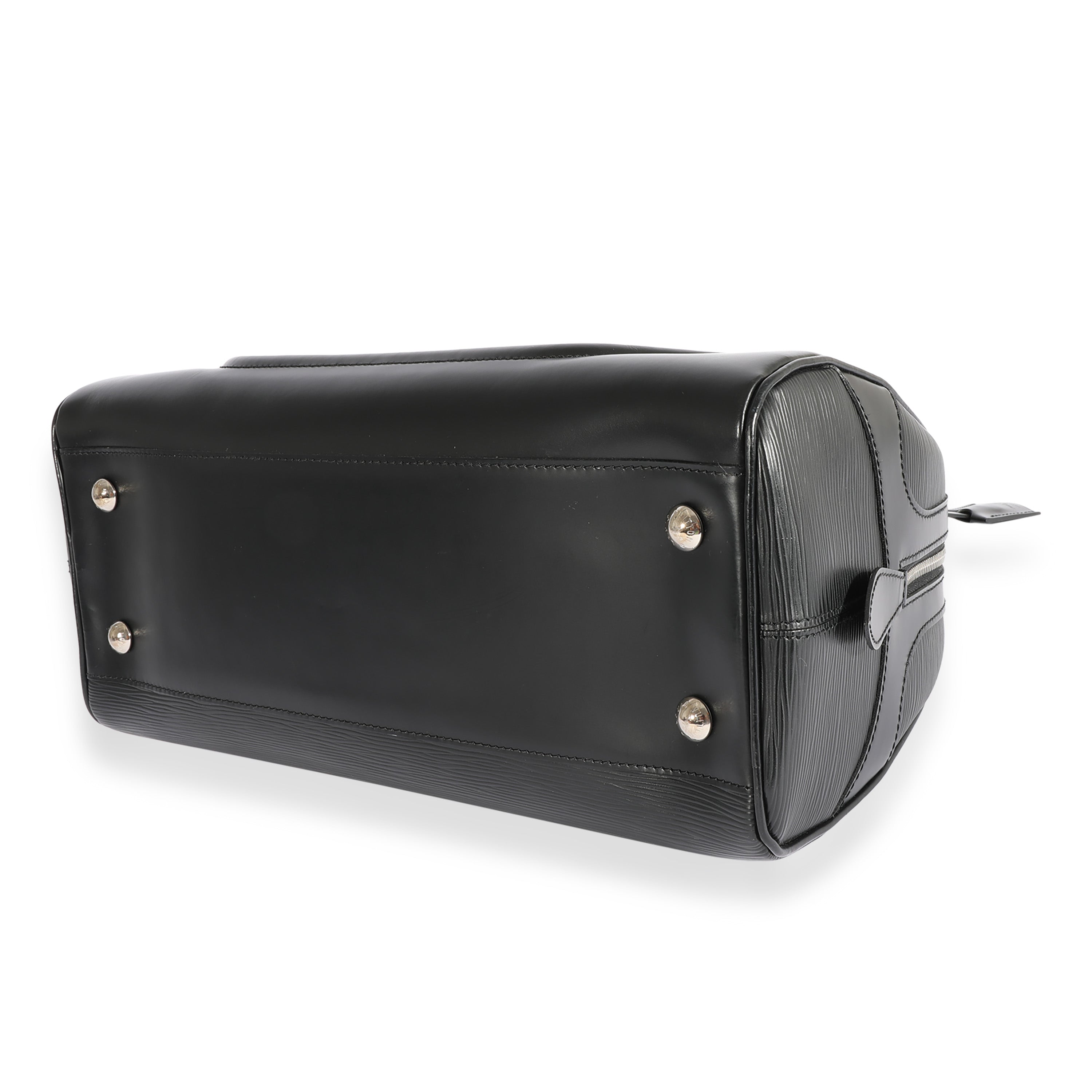 Louis Vuitton Louis Vuitton Black Epi Bowling Montaigne GM