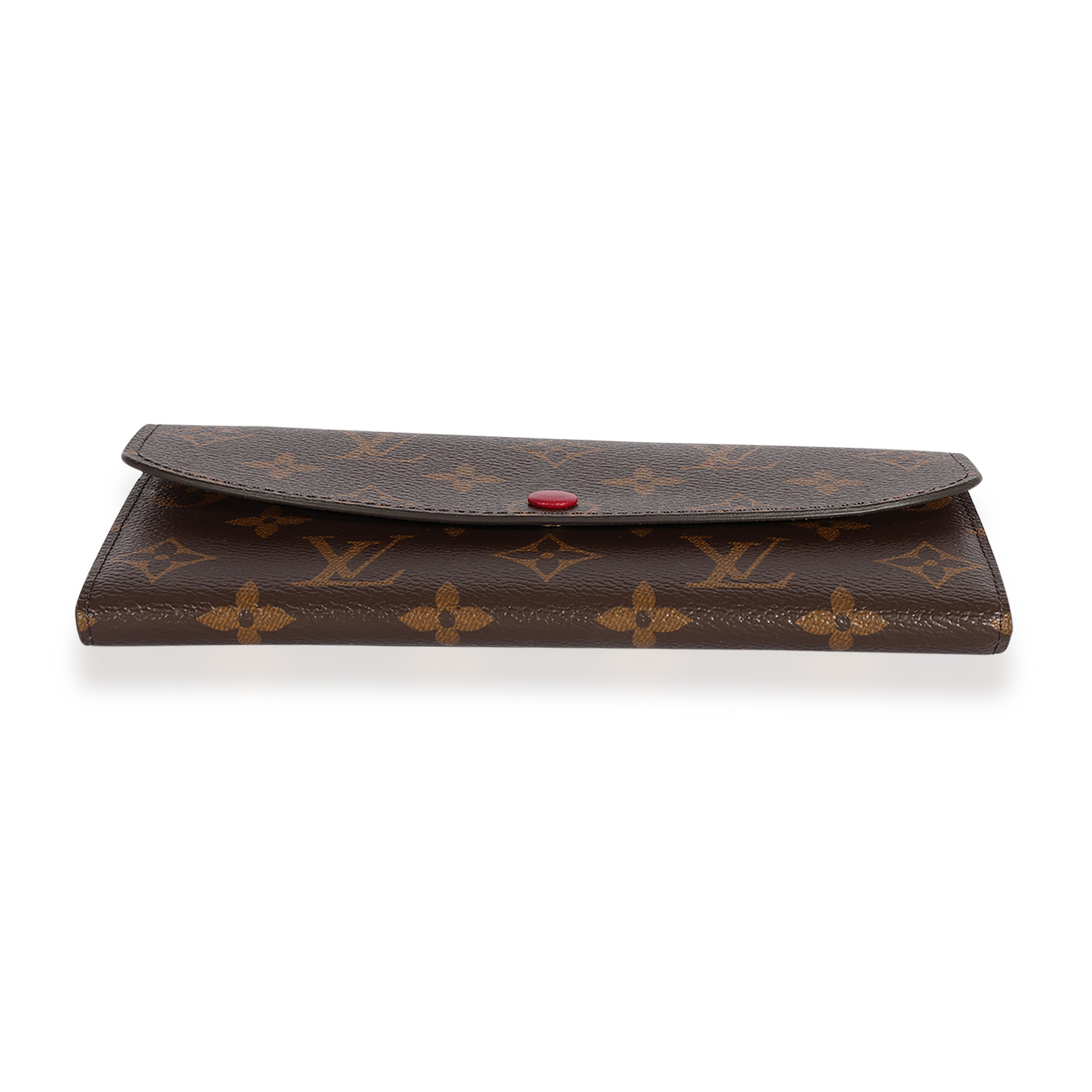 Louis Vuitton Louis Vuitton Monogram Canvas & Fuchsia Emilie Wallet