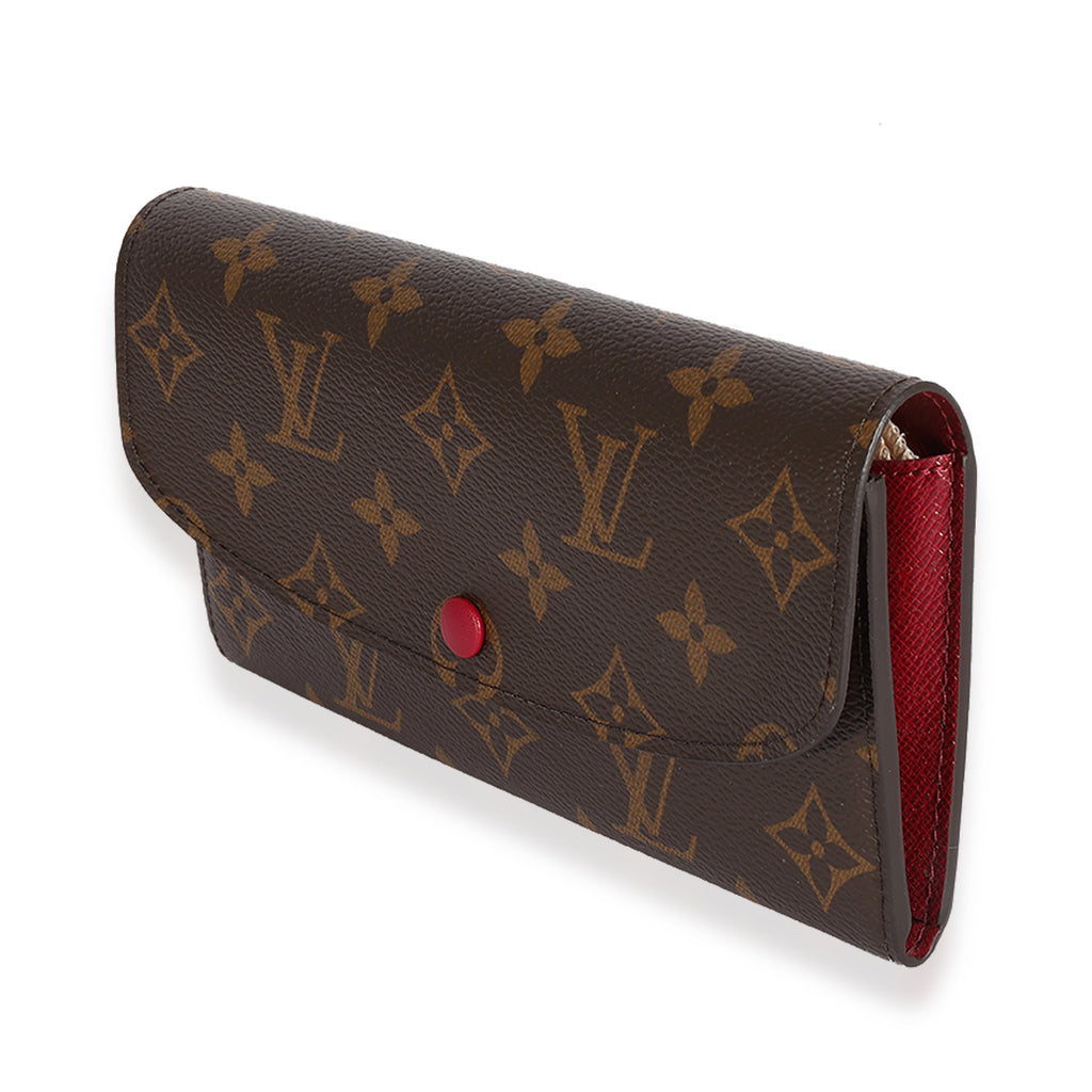 Louis Vuitton Louis Vuitton Monogram Canvas & Fuchsia Emilie Wallet