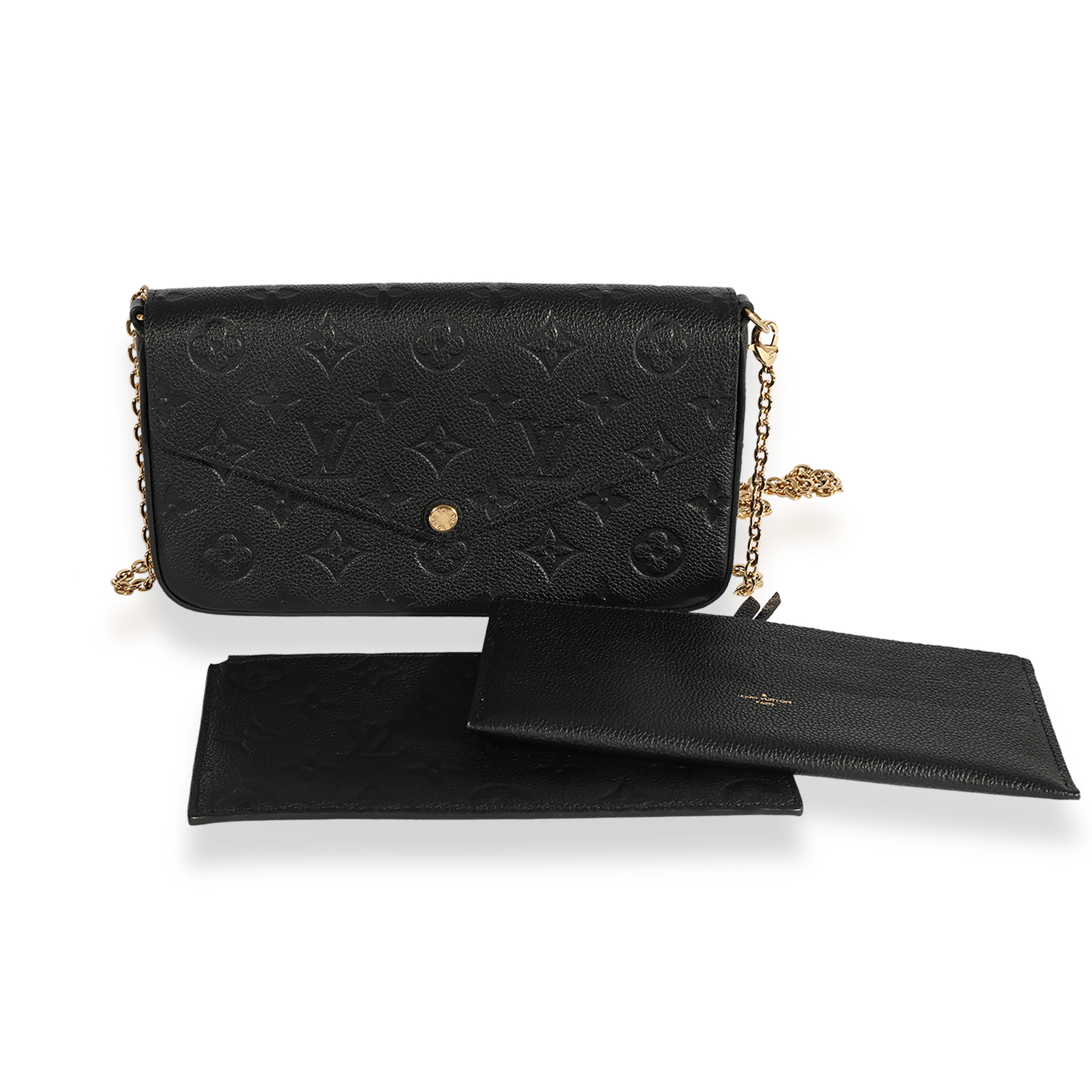 Louis Vuitton Louis Vuitton Black Monogram Empreinte Félicie Pochette