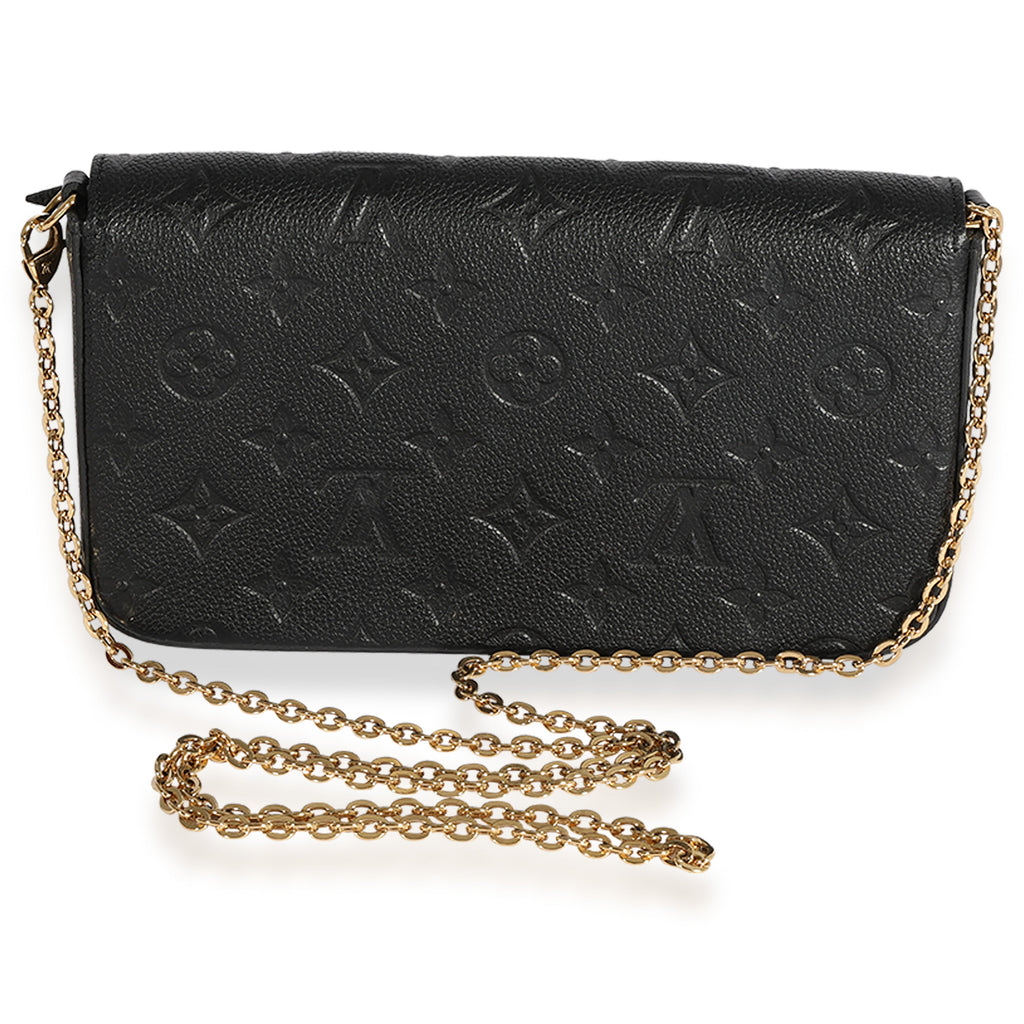 Louis Vuitton Louis Vuitton Black Monogram Empreinte Félicie Pochette