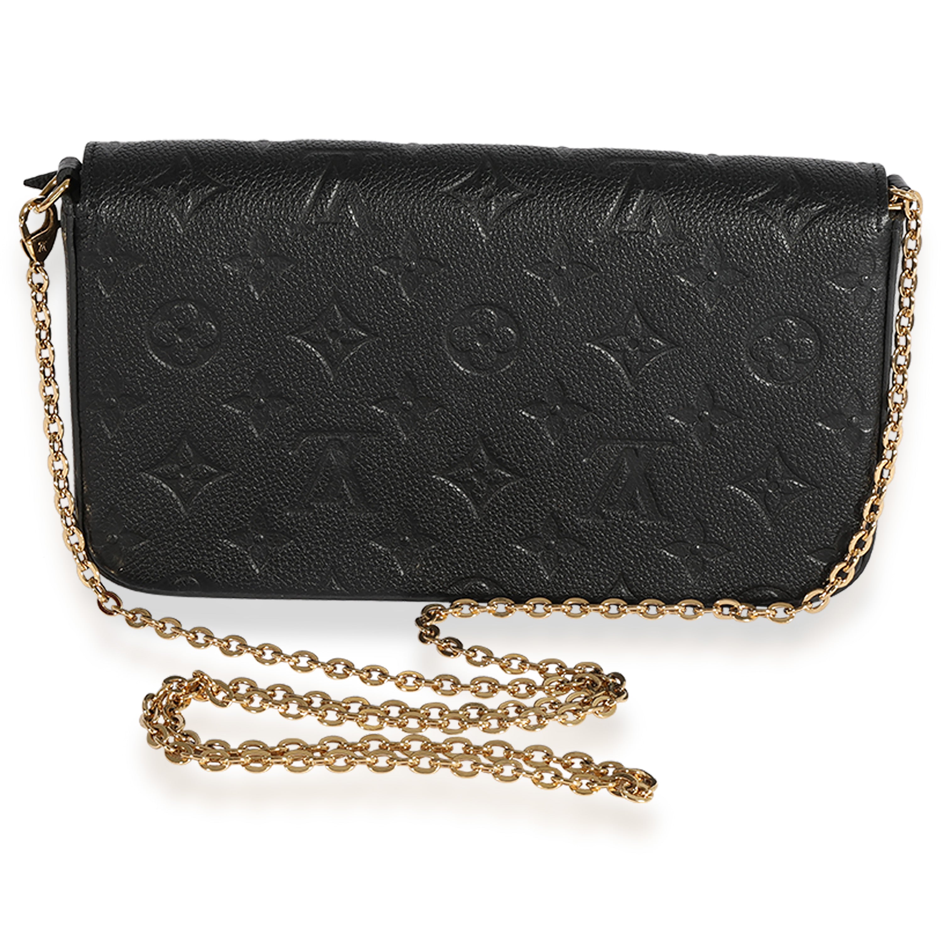 Louis Vuitton Louis Vuitton Black Monogram Empreinte Félicie Pochette