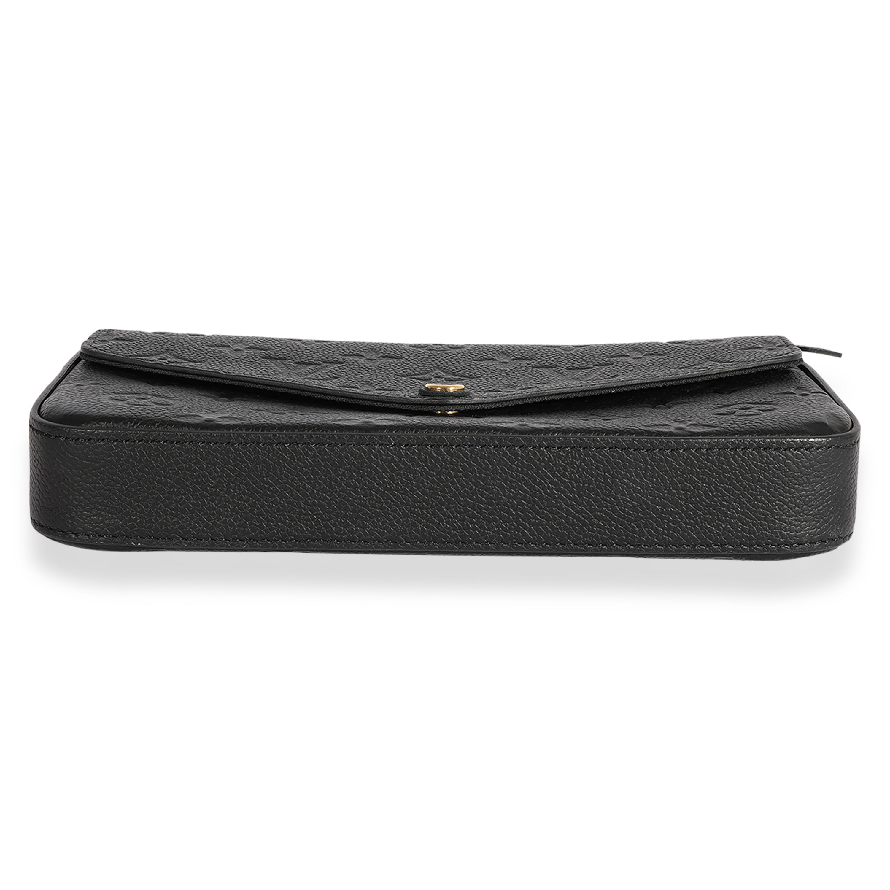 Louis Vuitton Louis Vuitton Black Monogram Empreinte Félicie Pochette