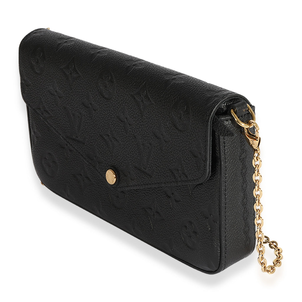Louis Vuitton Louis Vuitton Black Monogram Empreinte Félicie Pochette
