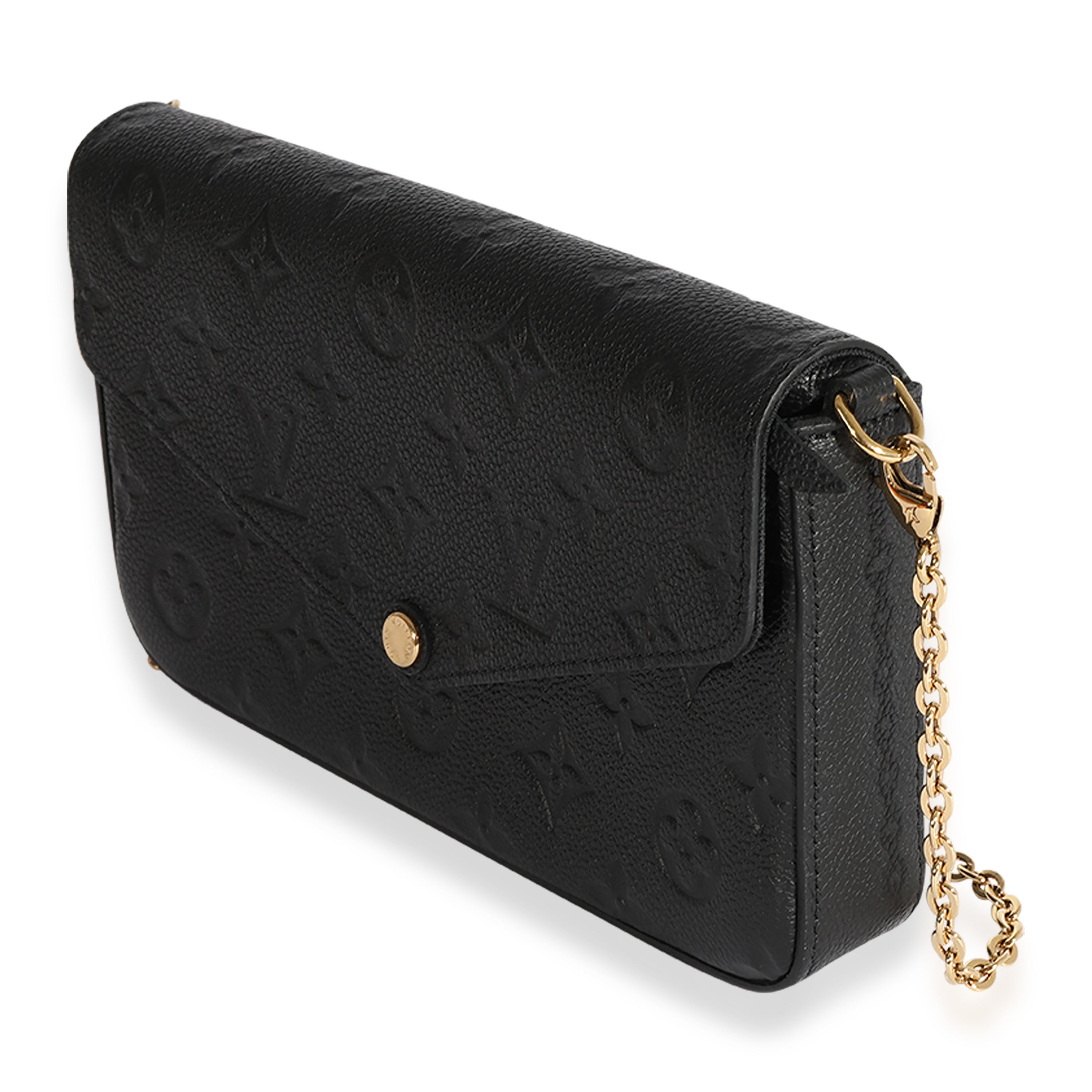 Louis Vuitton Louis Vuitton Black Monogram Empreinte Félicie Pochette