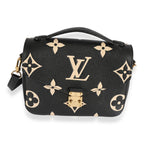Louis Vuitton Louis Vuitton Black & Beige Monogram Empreinte Giant Pochette Métis