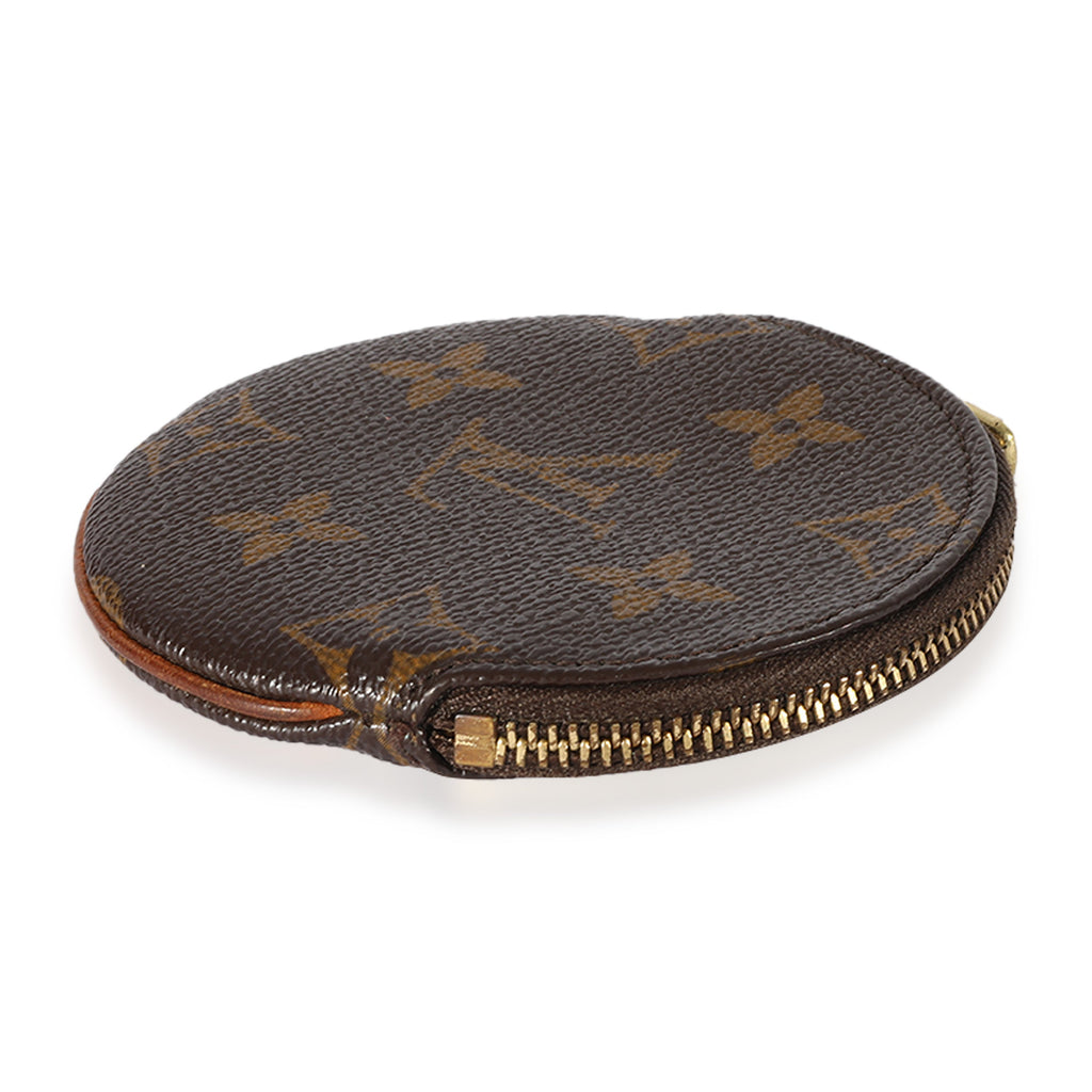 Louis Vuitton Louis Vuitton Monogram Canvas Porte Monnaie Round