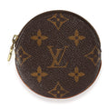 Louis Vuitton Louis Vuitton Monogram Canvas Porte Monnaie Round