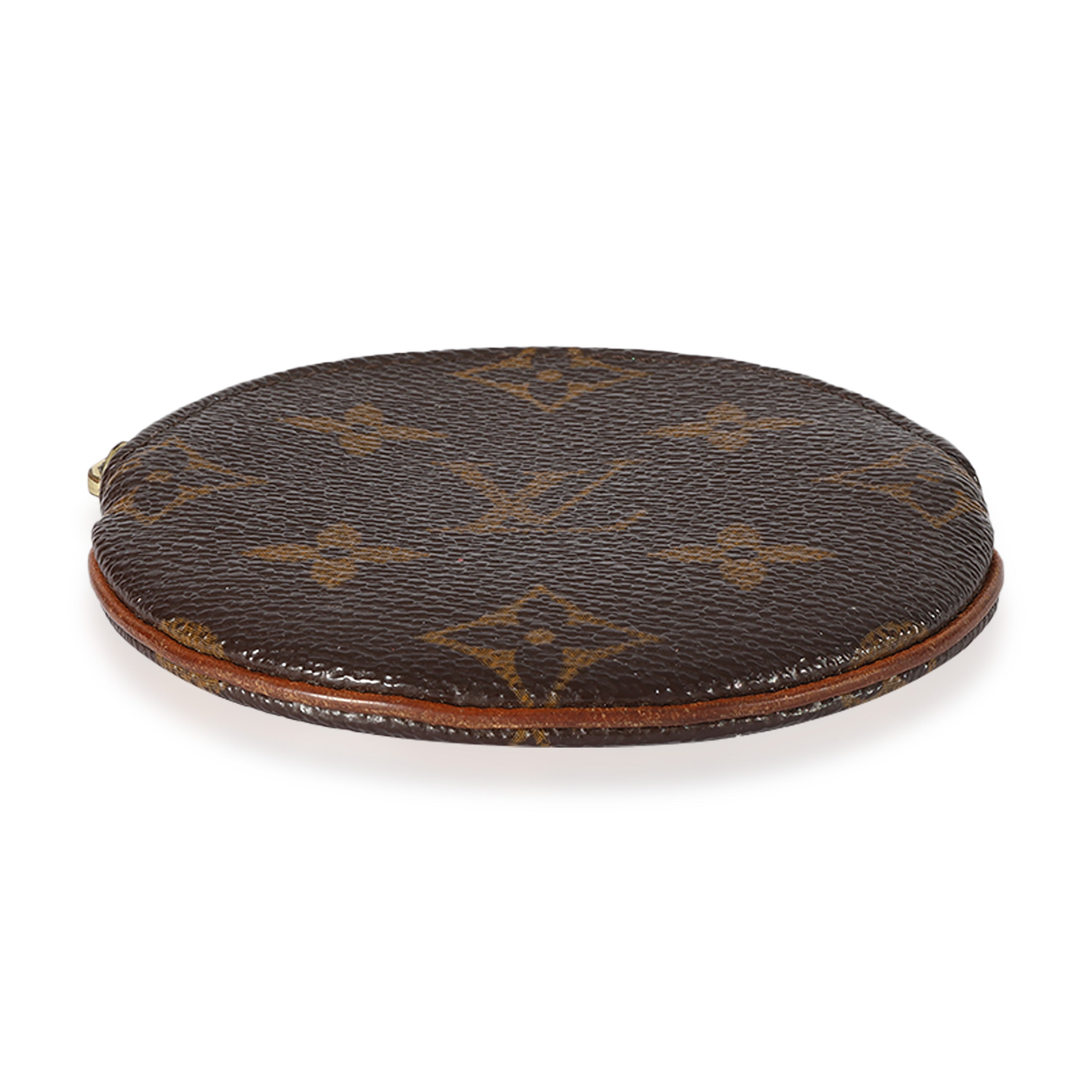 Louis Vuitton Louis Vuitton Monogram Canvas Porte Monnaie Round