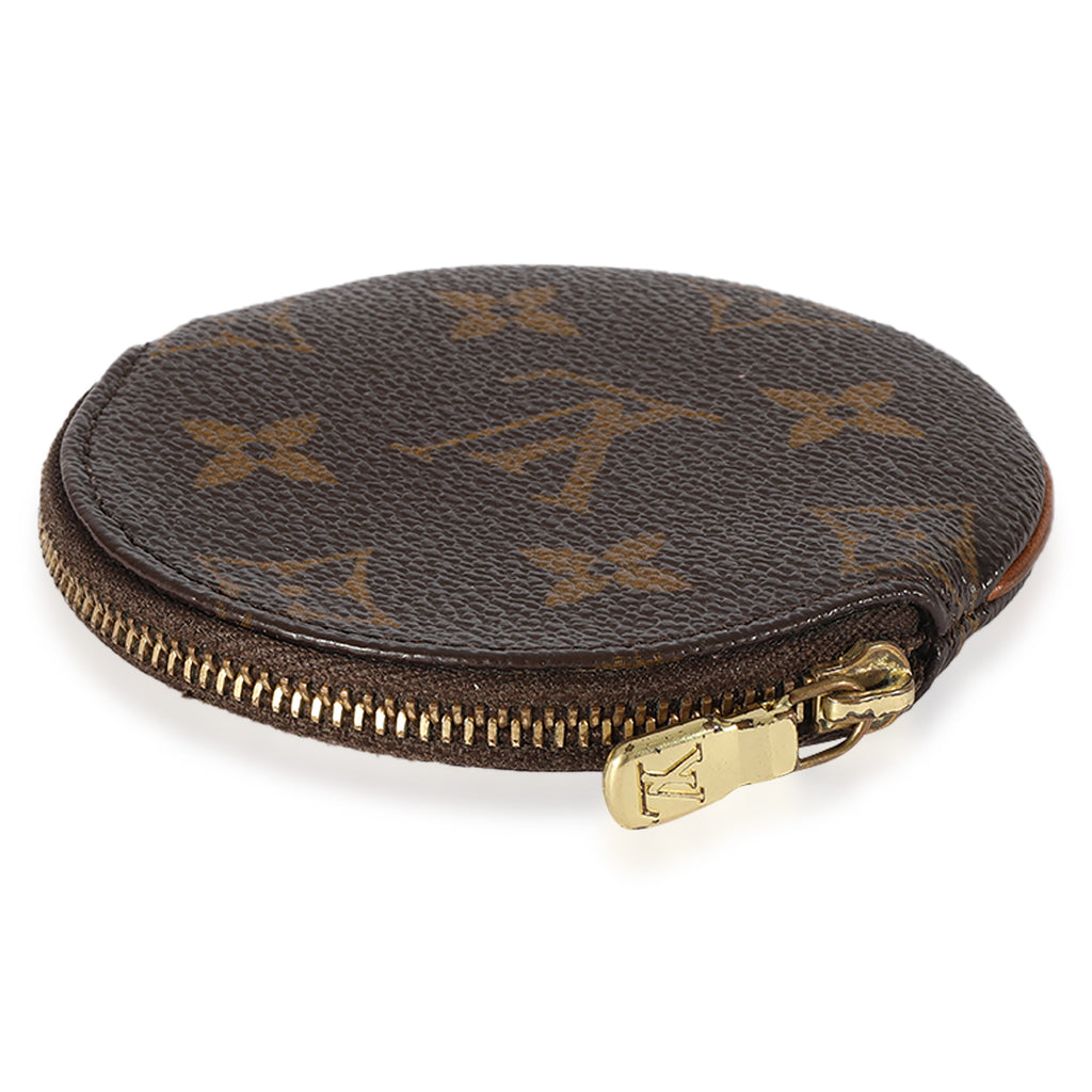 Louis Vuitton Louis Vuitton Monogram Canvas Porte Monnaie Round