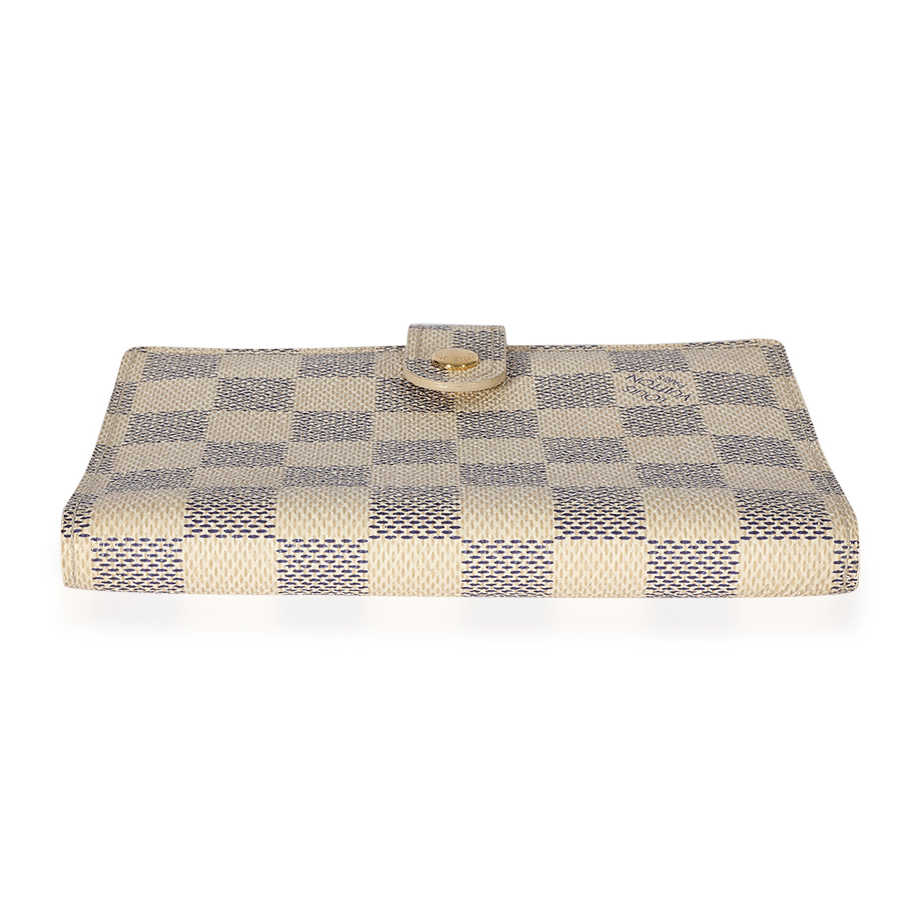 Louis Vuitton Louis Vuitton Damier Azur Canvas Small Agenda Cover