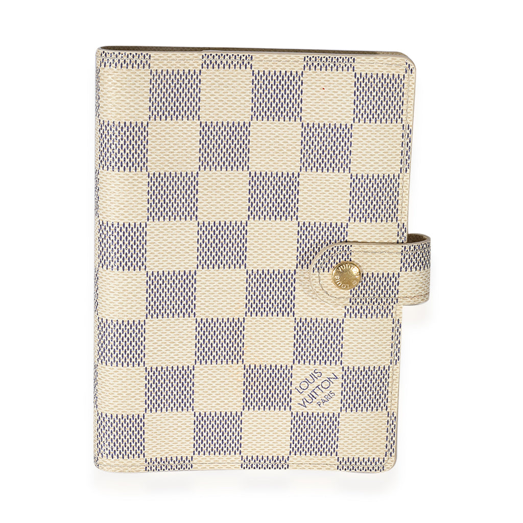 Louis Vuitton Louis Vuitton Damier Azur Canvas Small Agenda Cover
