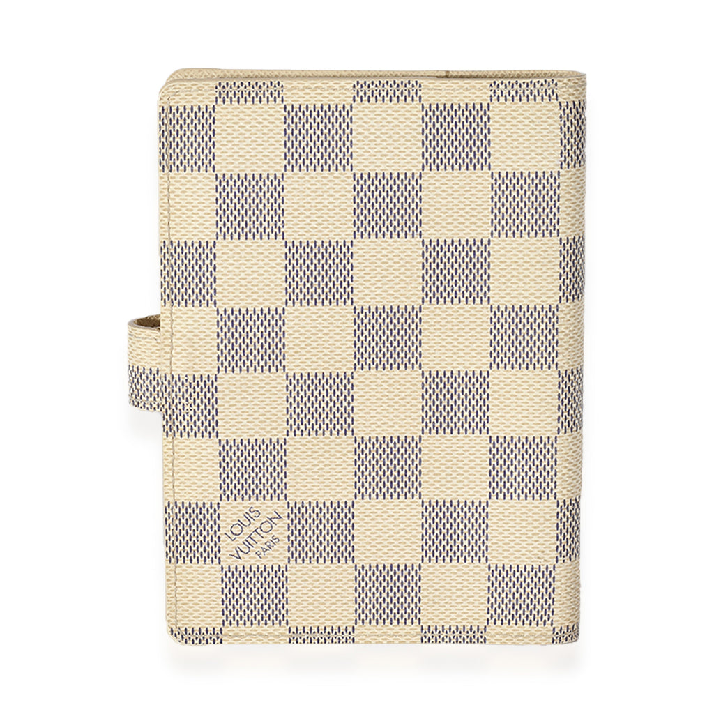 Louis Vuitton Louis Vuitton Damier Azur Canvas Small Agenda Cover