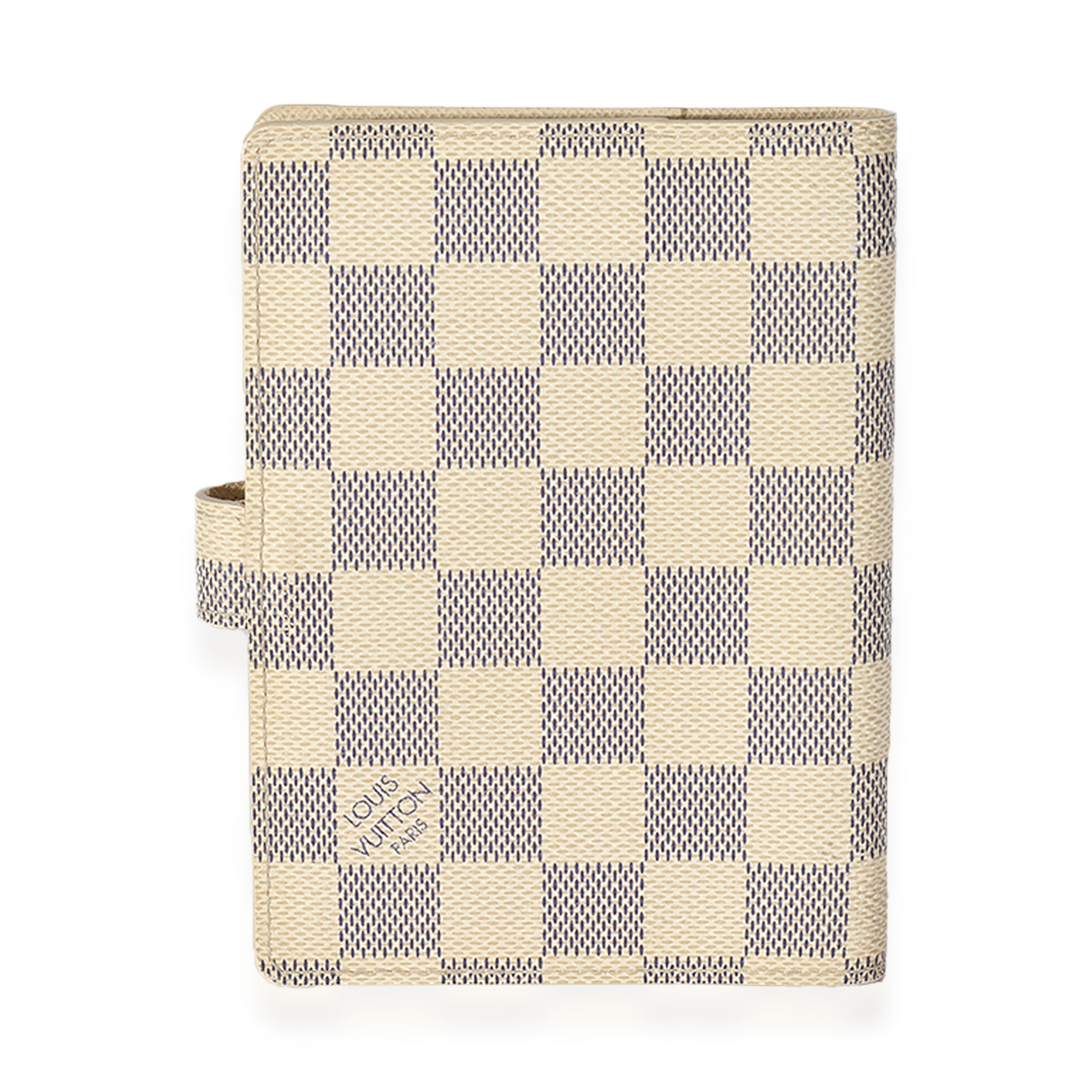 Louis Vuitton Louis Vuitton Damier Azur Canvas Small Agenda Cover
