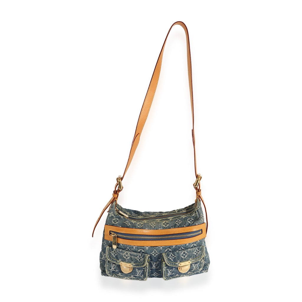 Louis Vuitton Louis Vuitton Blue Monogram Denim Baggy PM