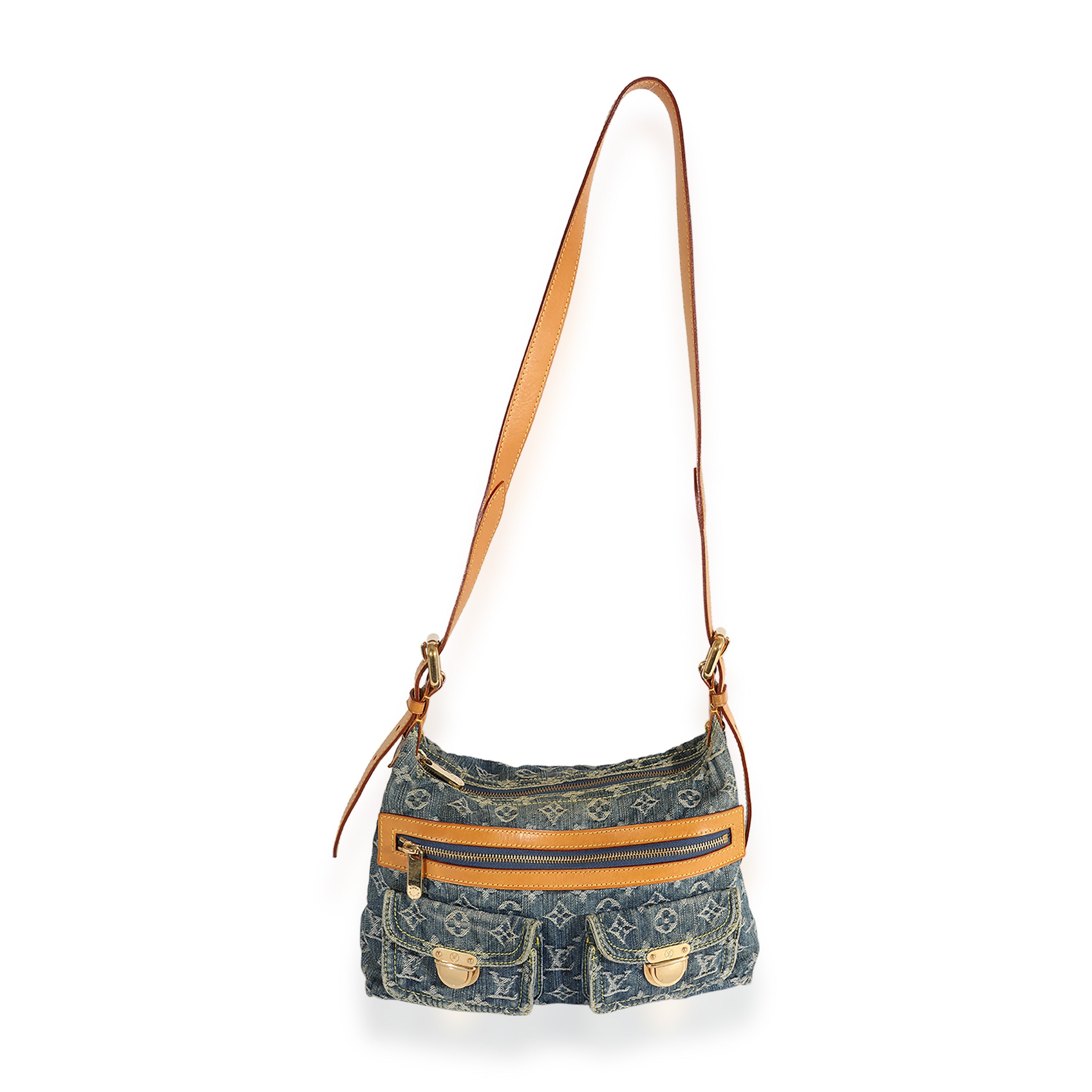 Louis Vuitton Louis Vuitton Blue Monogram Denim Baggy PM