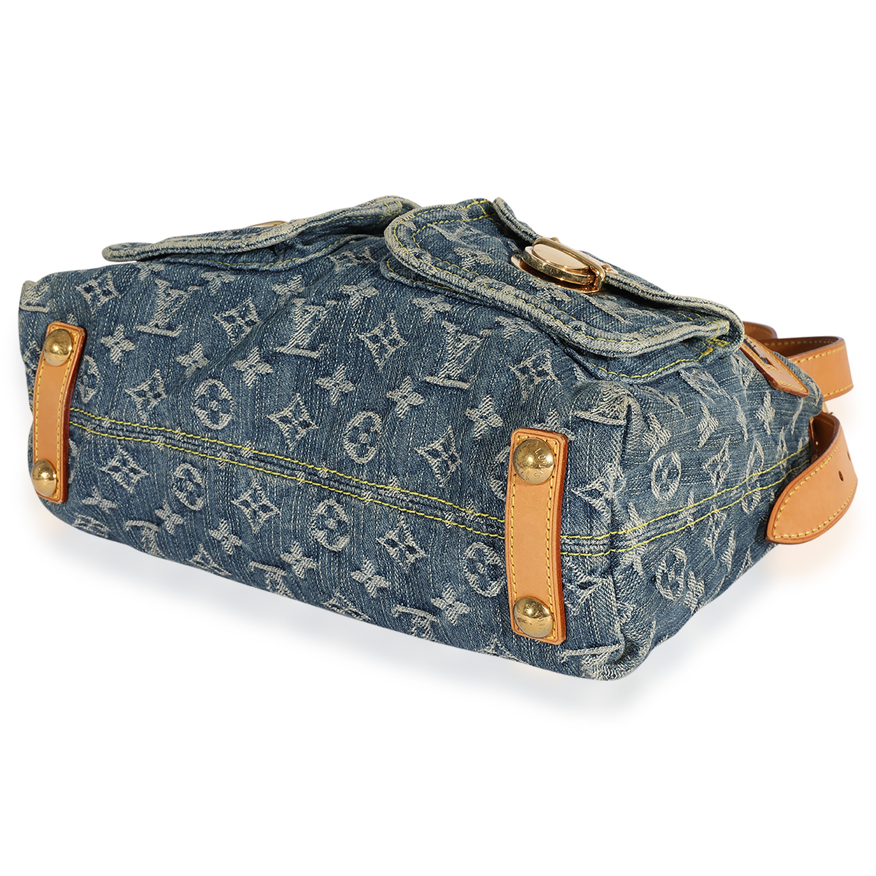 Louis Vuitton Louis Vuitton Blue Monogram Denim Baggy PM