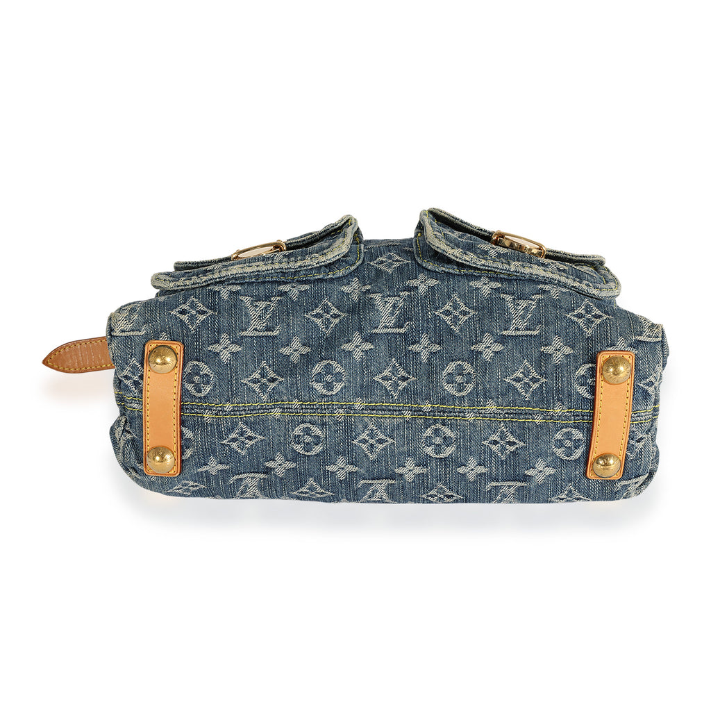 Louis Vuitton Louis Vuitton Blue Monogram Denim Baggy PM