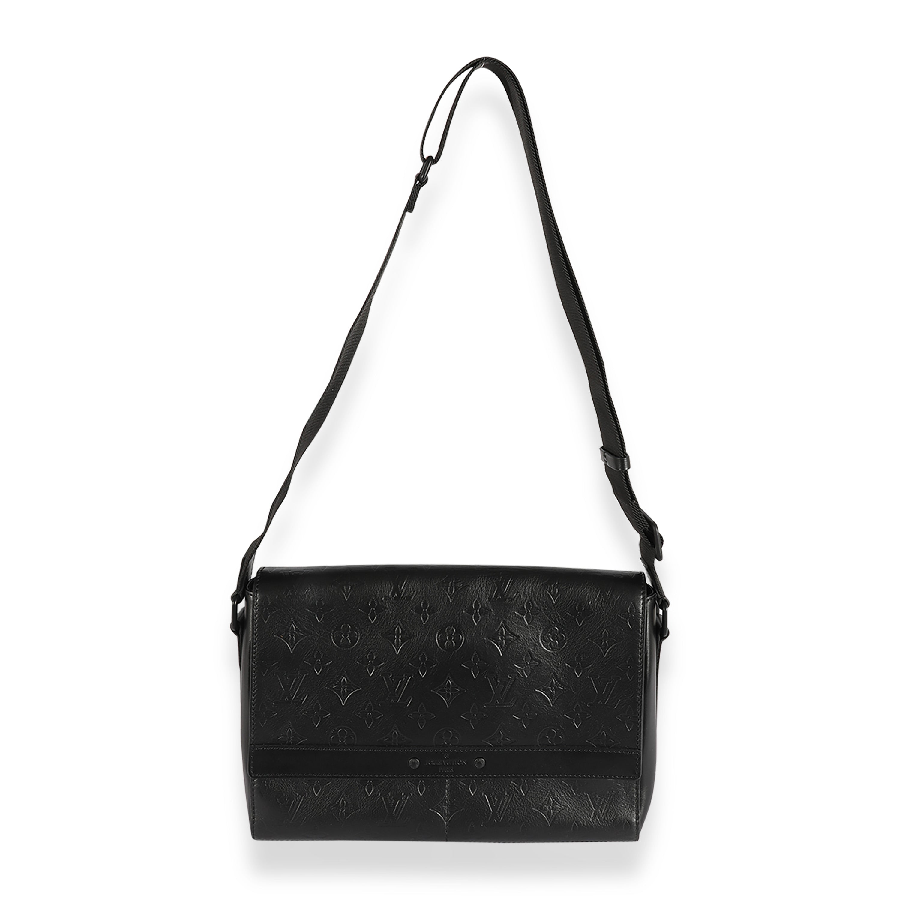 Louis Vuitton Louis Vuitton Black Monogram Shadow Sprinter Messenger