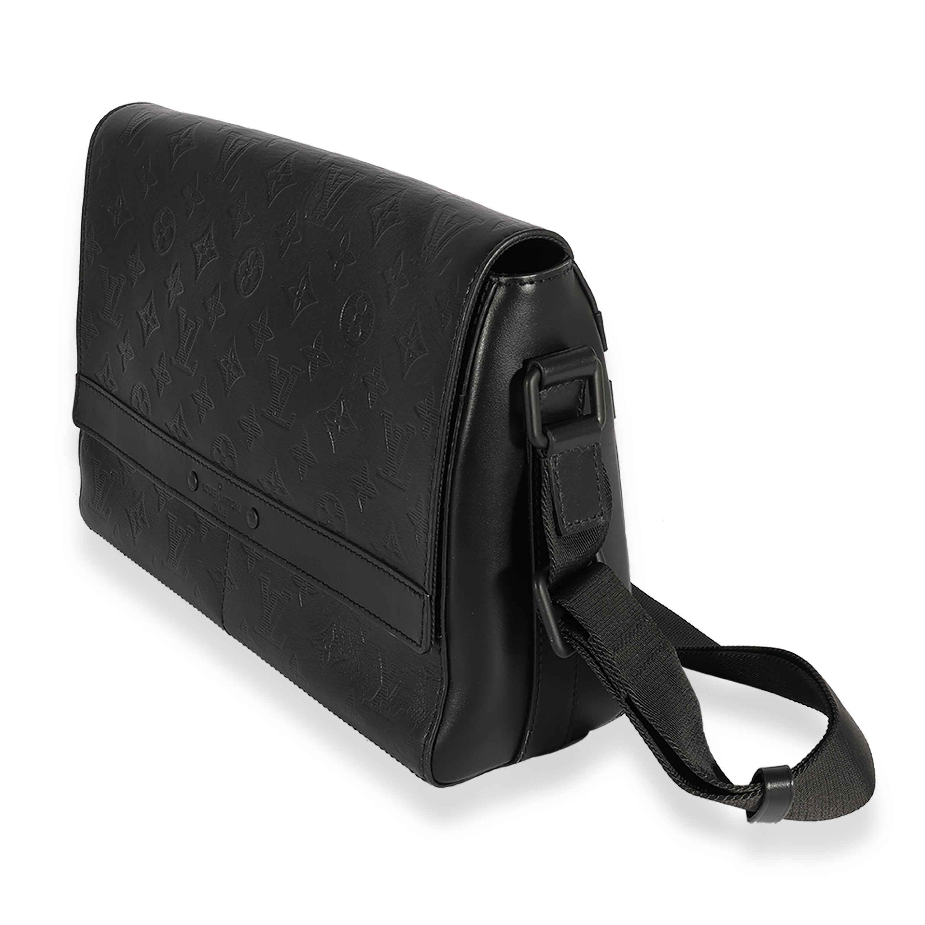 Louis Vuitton Louis Vuitton Black Monogram Shadow Sprinter Messenger