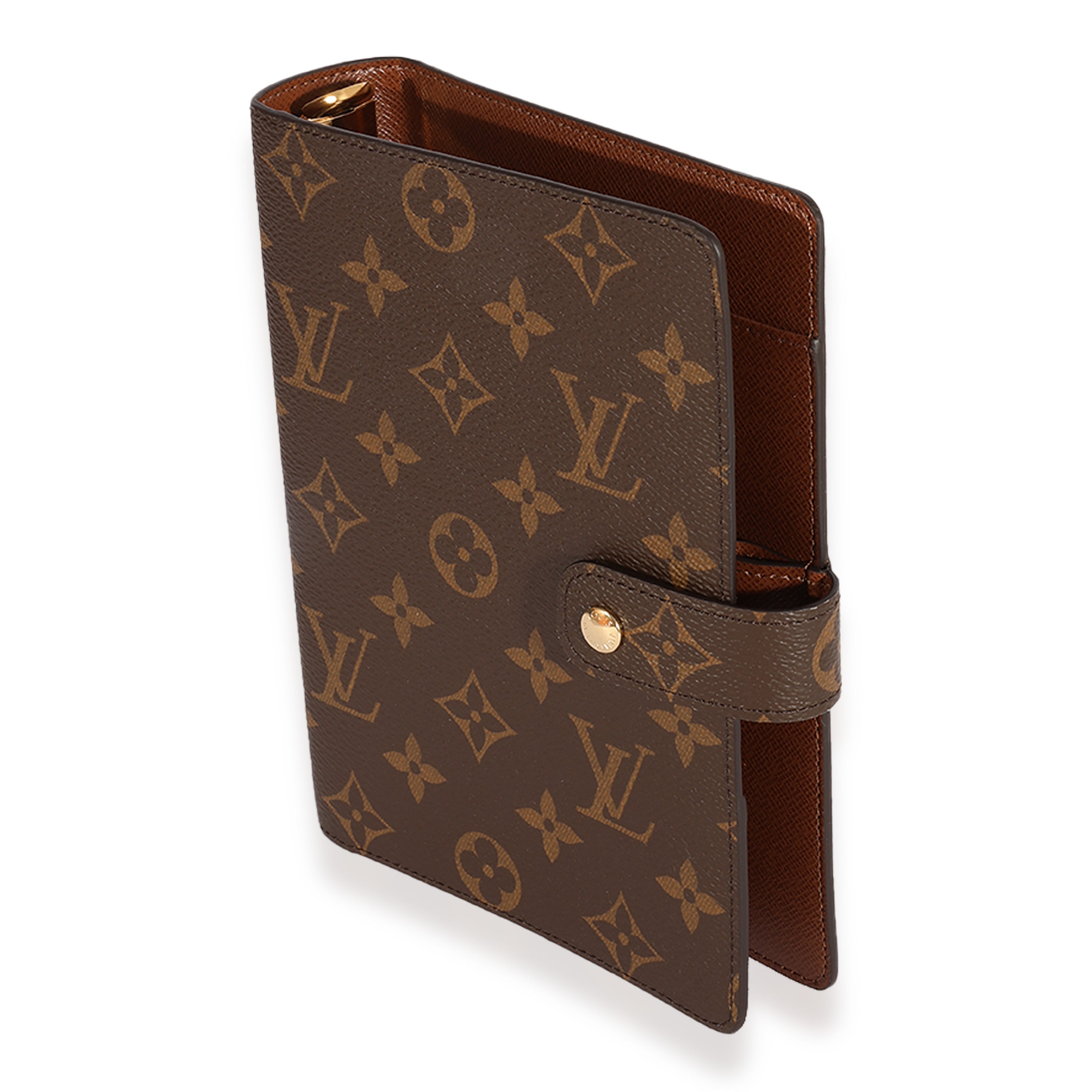 Louis Vuitton Louis Vuitton Monogram Canvas Medium Ring Agenda Cover
