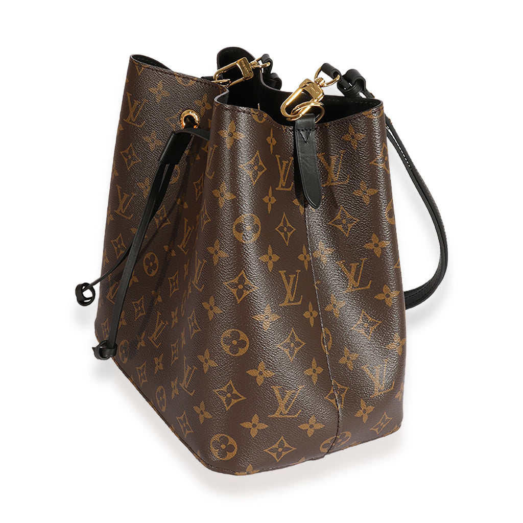 Louis Vuitton Louis Vuitton Monogram Canvas & Black Leather NéoNoé MM