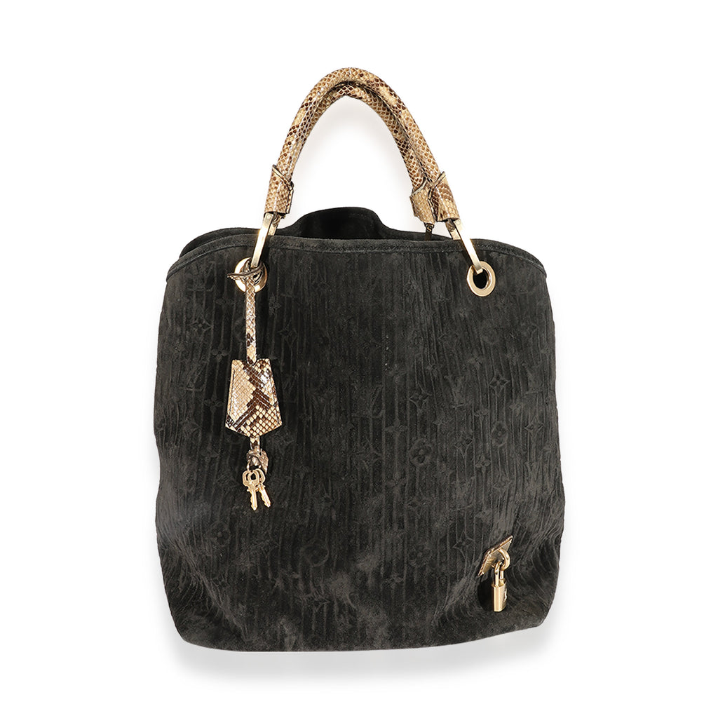 Louis Vuitton Louis Vuitton Kohl Suede Whisper GM Bag