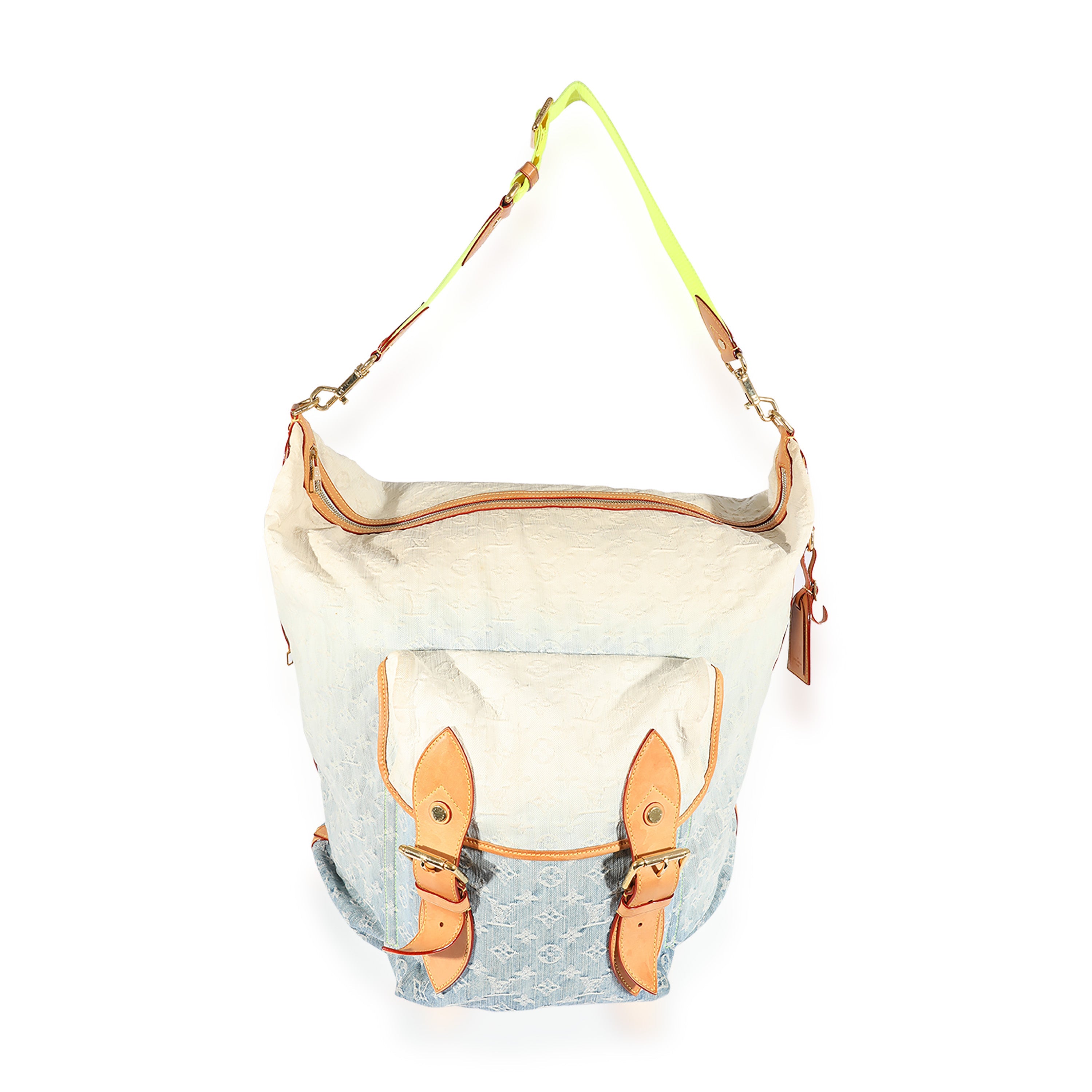 Louis Vuitton Louis Vuitton Blue Denim Sunburst GM
