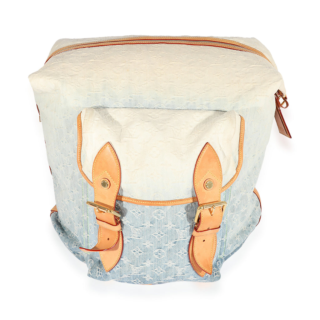 Louis Vuitton Louis Vuitton Blue Denim Sunburst GM