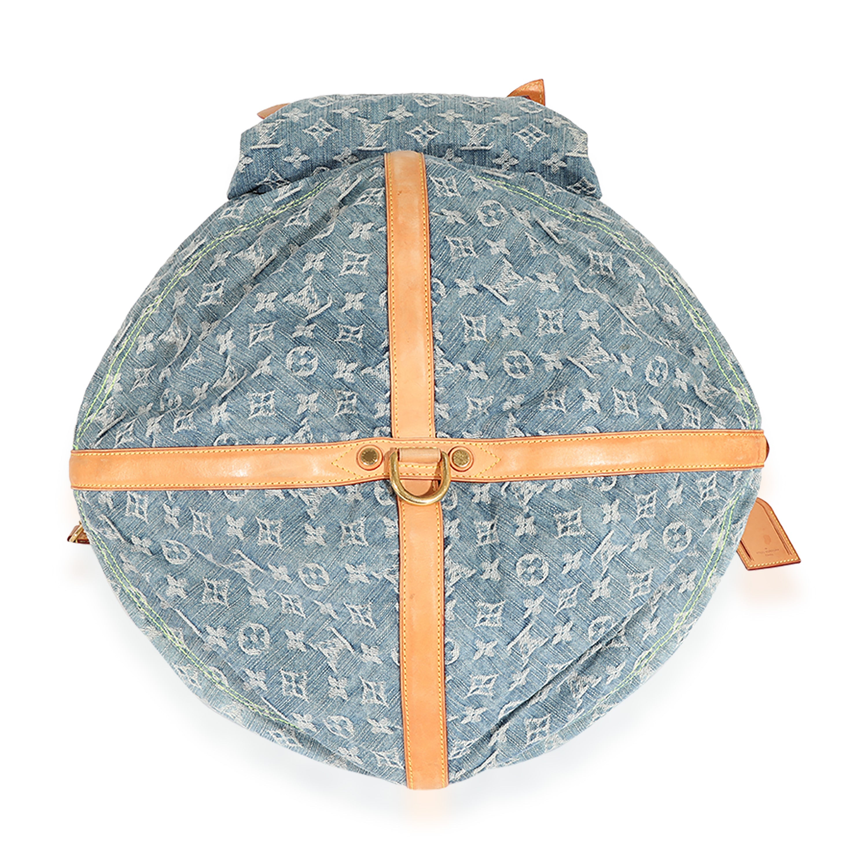 Louis Vuitton Louis Vuitton Blue Denim Sunburst GM