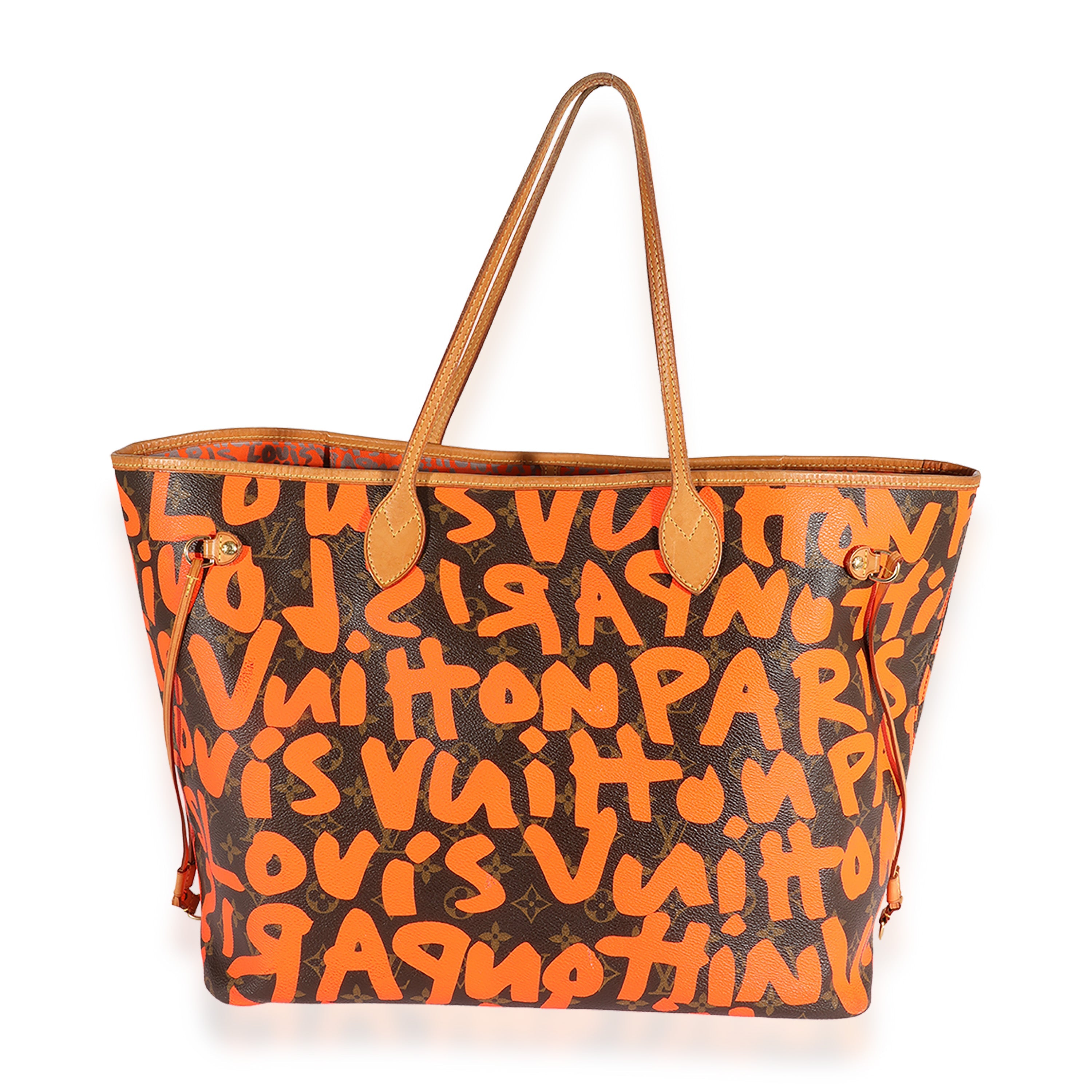 Louis Vuitton Louis Vuitton x Stephen Sprouse Orange Graffiti Monogram Canvas Neverfull GM