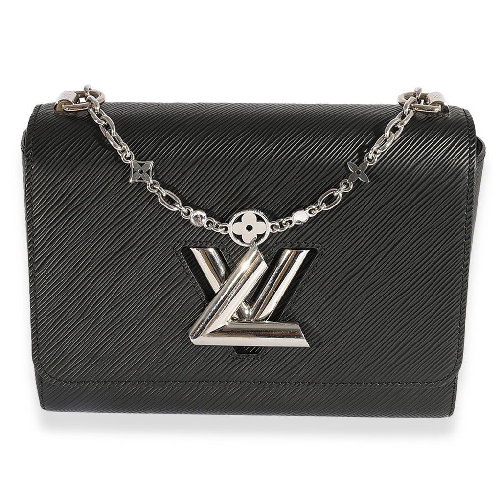 Louis Vuitton Louis Vuitton Black Epi Leather Flower Jewels Twist MM