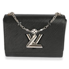 Louis Vuitton Louis Vuitton Black Epi Leather Flower Jewels Twist MM