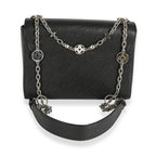 Louis Vuitton Louis Vuitton Black Epi Leather Flower Jewels Twist MM