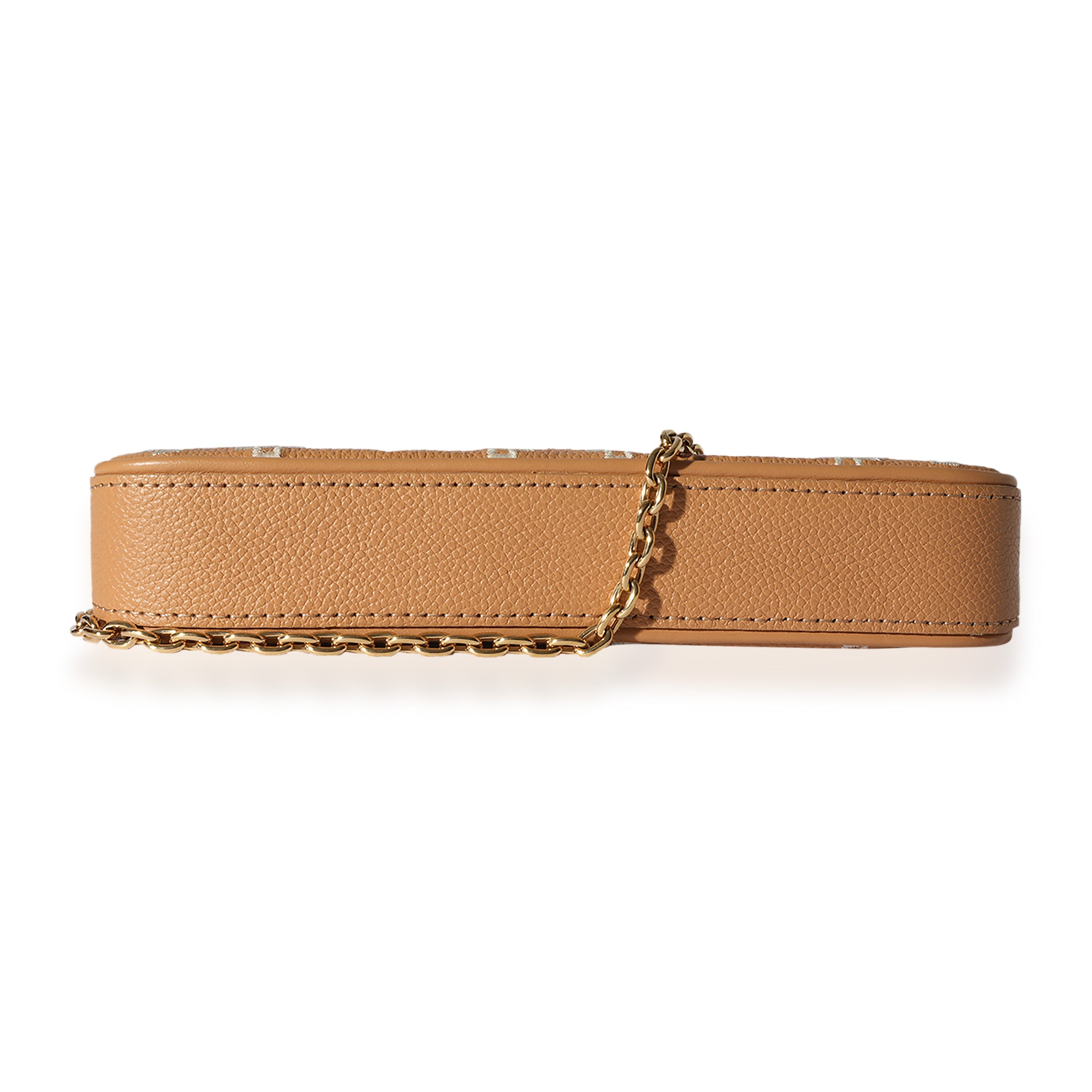 Louis Vuitton Louis Vuitton Arizona Cream Empreinte Broderies Easy Pouch On Strap