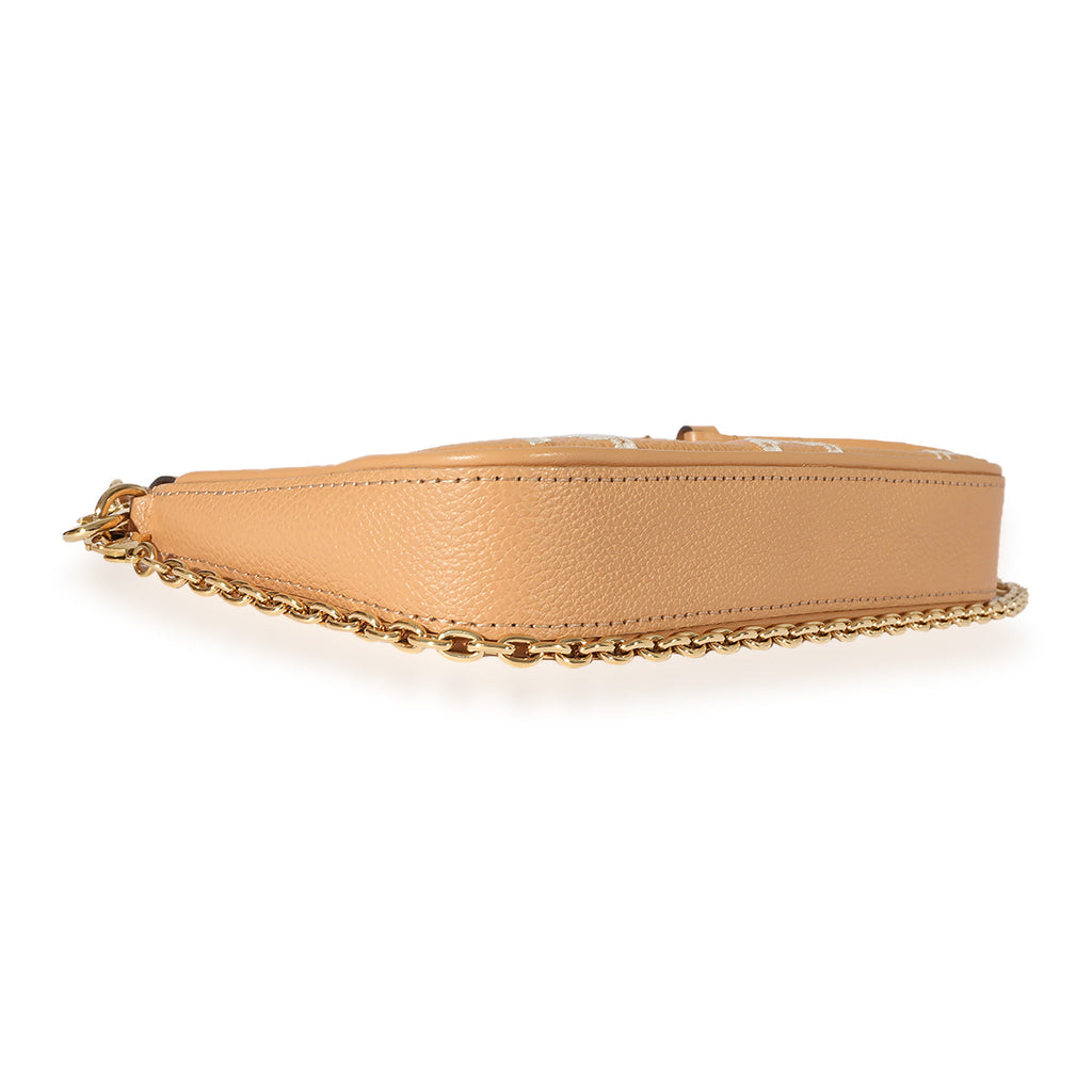 Louis Vuitton Louis Vuitton Arizona Cream Empreinte Broderies Easy Pouch On Strap