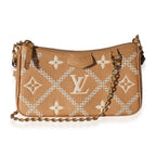Louis Vuitton Louis Vuitton Arizona Cream Empreinte Broderies Easy Pouch On Strap
