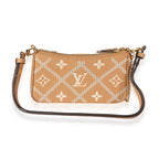 Louis Vuitton Louis Vuitton Arizona Cream Empreinte Broderies Easy Pouch On Strap