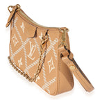 Louis Vuitton Louis Vuitton Arizona Cream Empreinte Broderies Easy Pouch On Strap