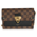 Louis Vuitton Louis Vuitton Damier Ebene Canvas & Black Cowhide Vavin Chain Wallet