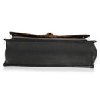 Louis Vuitton Louis Vuitton Damier Ebene Canvas & Black Cowhide Vavin Chain Wallet