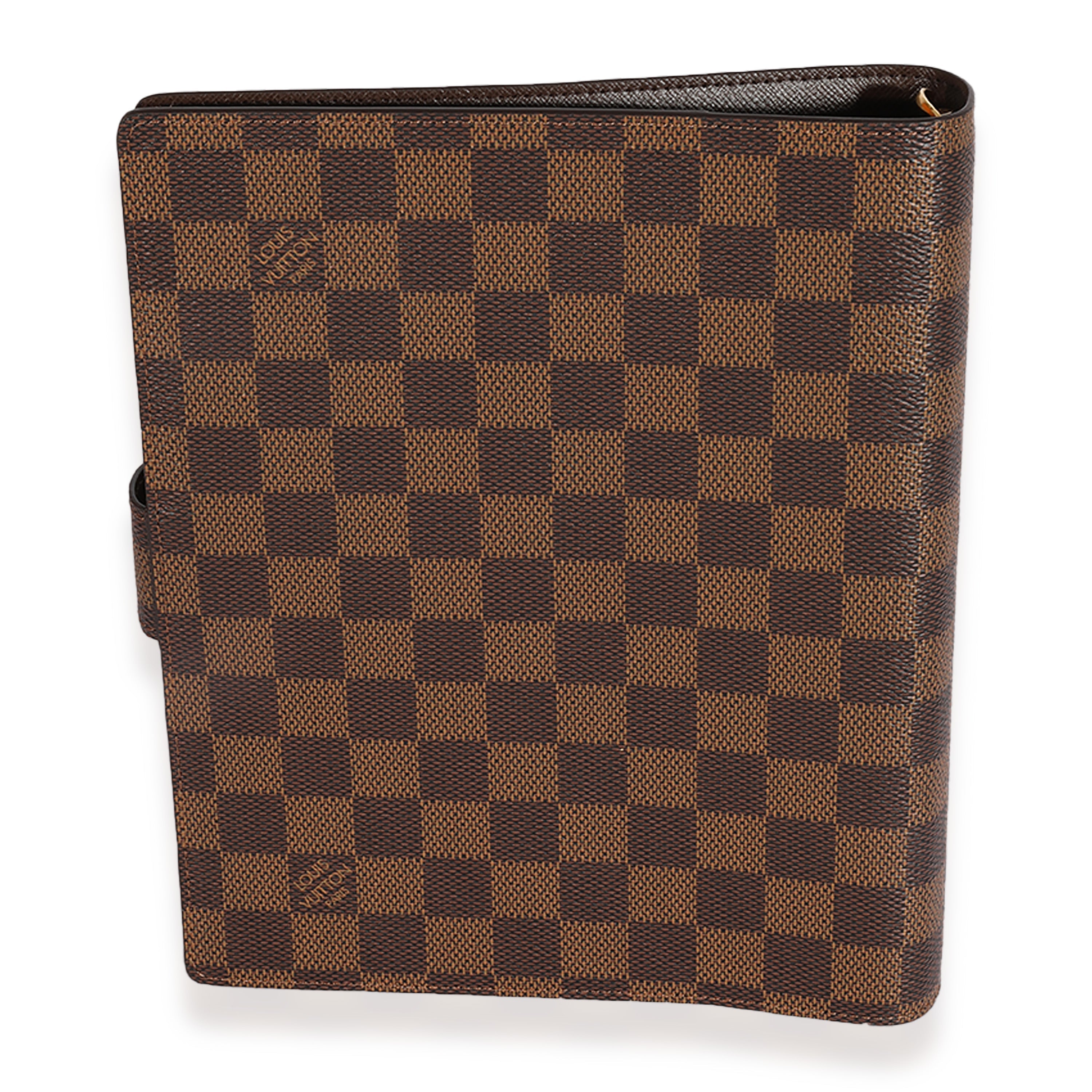 Louis Vuitton Louis Vuitton Damier Ebene Large Agenda