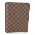 Louis Vuitton Louis Vuitton Damier Ebene Desk Agenda Cover