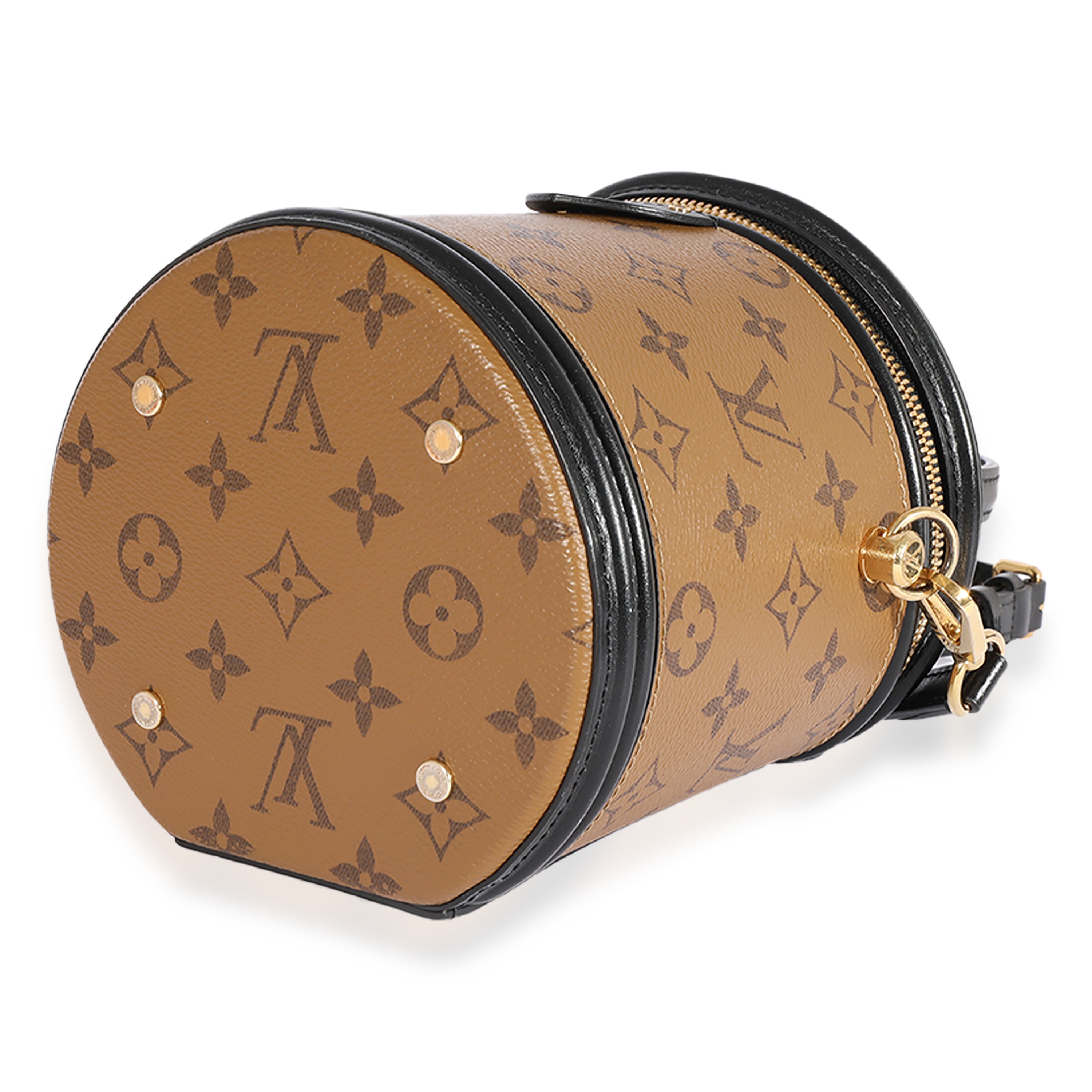 Louis Vuitton Louis Vuitton Monogram Reverse Canvas & Black Calfskin Cannes