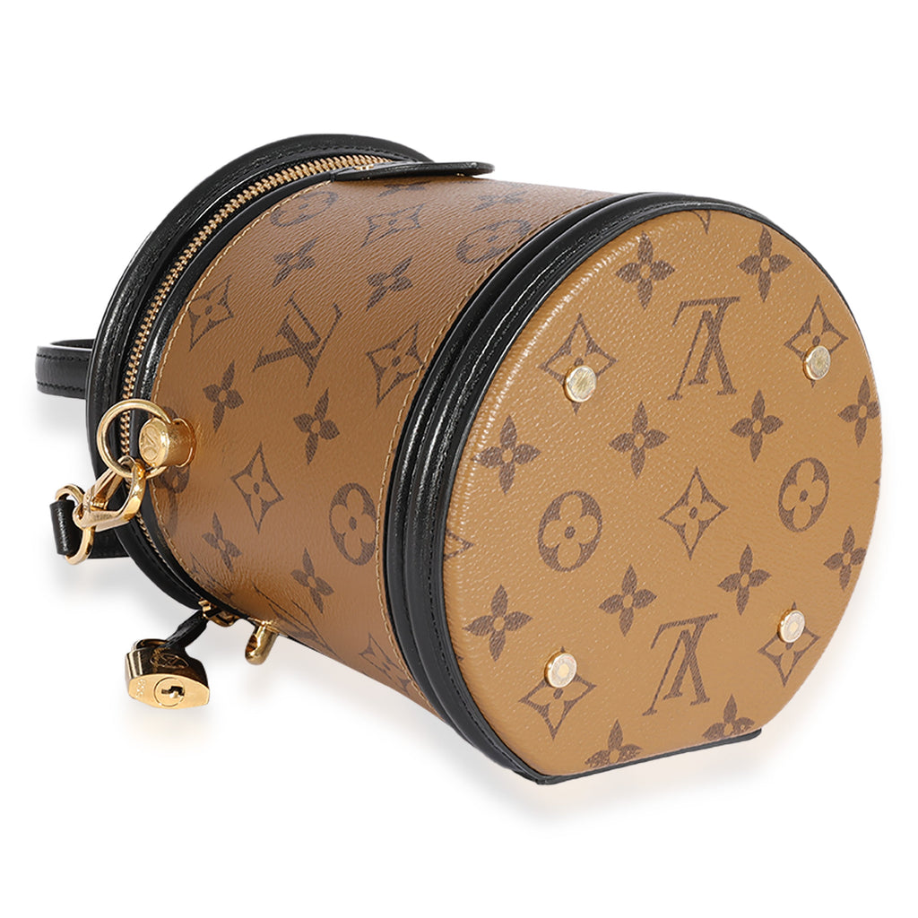 Louis Vuitton Louis Vuitton Monogram Reverse Canvas & Black Calfskin Cannes