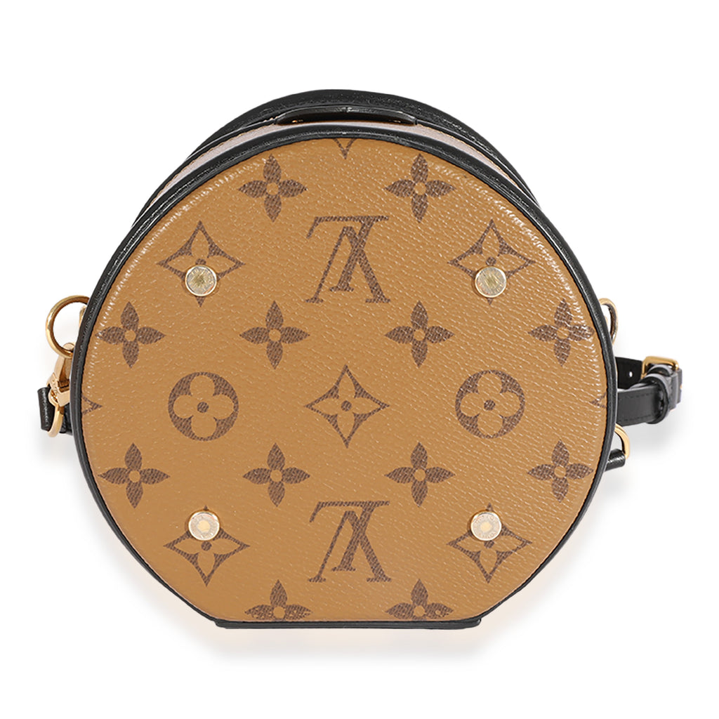 Louis Vuitton Louis Vuitton Monogram Reverse Canvas & Black Calfskin Cannes